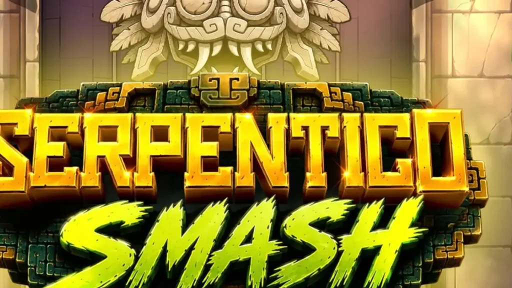 Serpentico Smash স্লট গেমের একটি দৃশ্য যেখানে অ্যাজটেক থিম এবং ক্রাশ মেকানিক প্রদর্শিত হচ্ছে