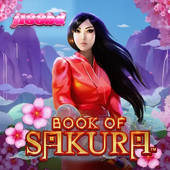 Book of Sakura স্লট গেমের ইন্টারফেস এবং চেরি ব্লসম থিম